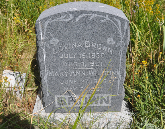 Brown, Lovina and Mary Ann Wilson (Wayan)