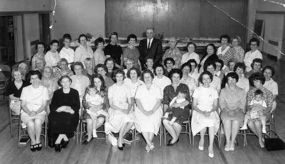 People, Group, Relief Society, Afton Second Ward, 1966