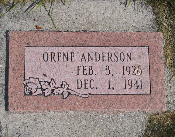 Anderson, Orene
