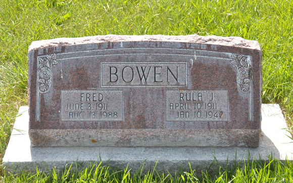 Bowen, Fred (Rula J.) (Bates)