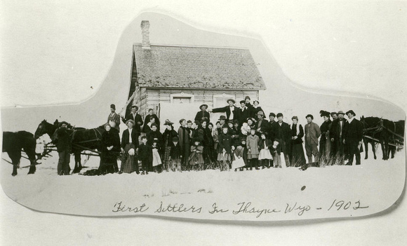 People, Group, Thayne, 1902
