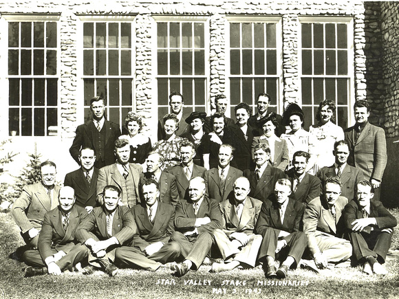 People, Church, Star Valley Stake Missionaries, 1943