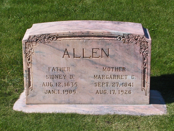 Allen, Sidney D (Margarret C) (1)