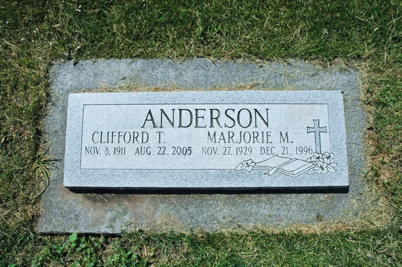 Anderson, Clifford T (Marjorie M)