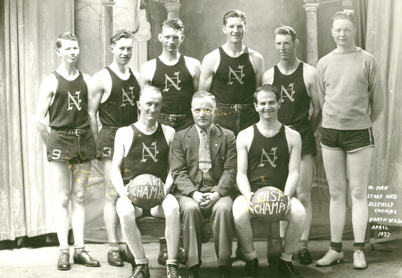 People, Group, Church, Stake and District Basketball Champs, 1937