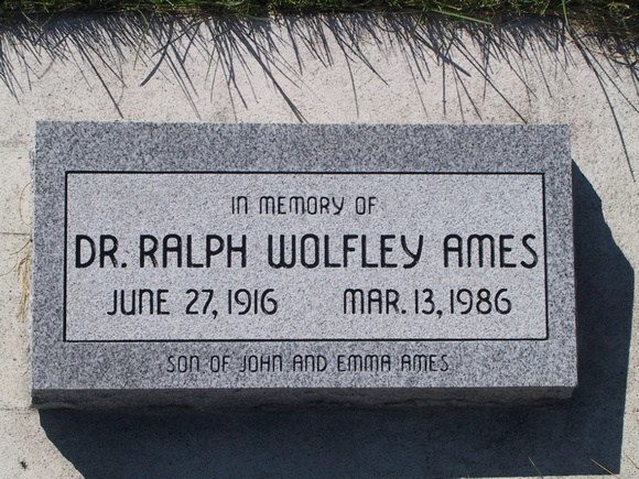 Ames, Ralph Wolfley
