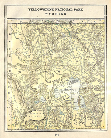3. 1868, Yellowstone National Park, Wyoming,