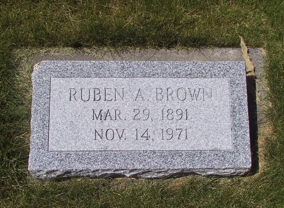 Brown, Ruben A
