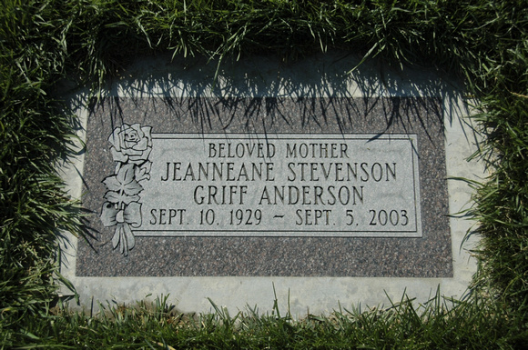 Anderson, Jeanneane Stevenson Griff (Diamondville)