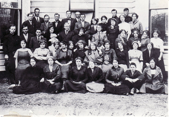 People, Group, School, Star Valley High, 1912-1913